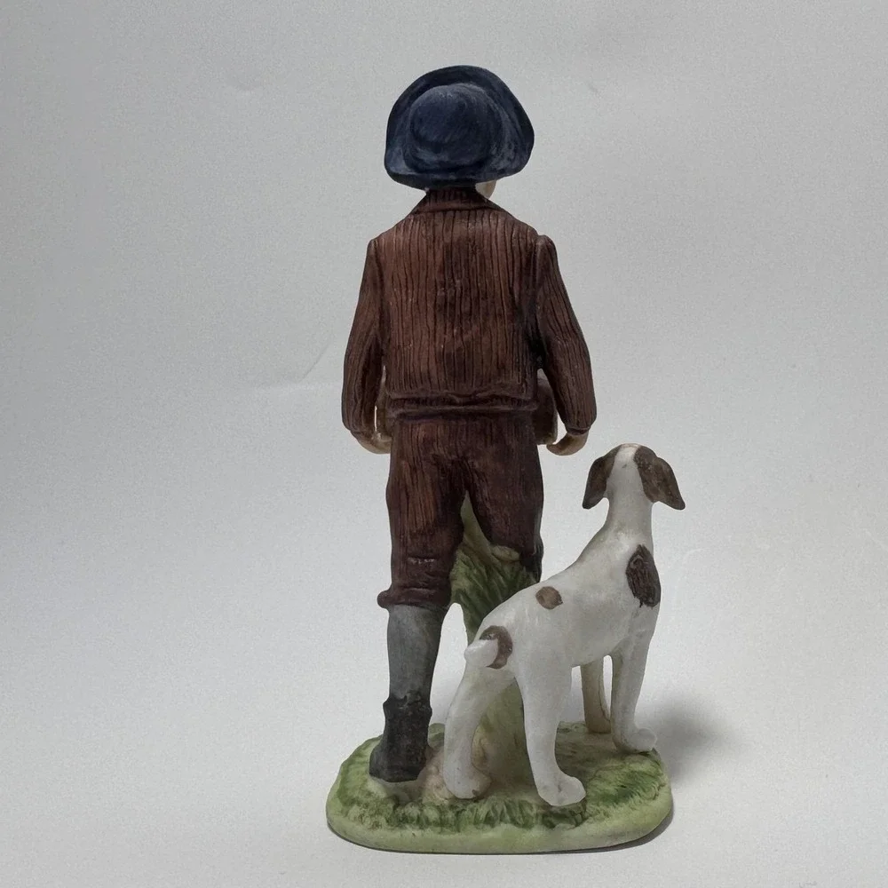 Vintage NRM, INC. Resin Statue Puppy Love By Norman Rockwell Multicolor Standard